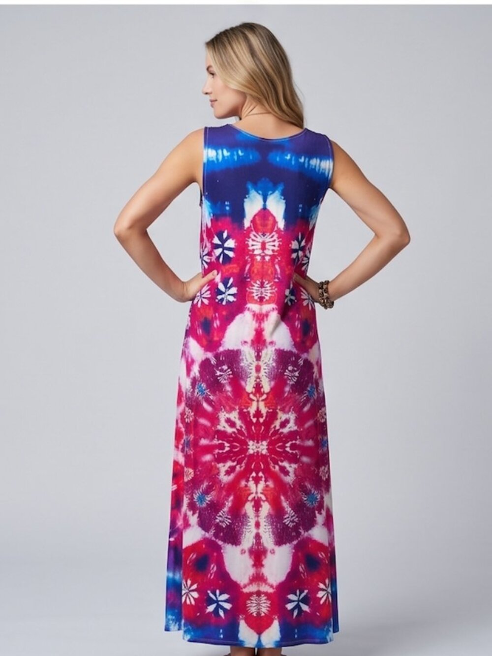 LAST ONE ๐ฅ Boho Tie Dye Maxi Dress - Picture 5 of 9